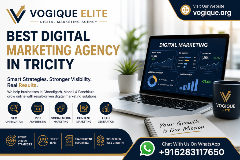 Digital Marketing Agency in Tricity – Vogique Elite