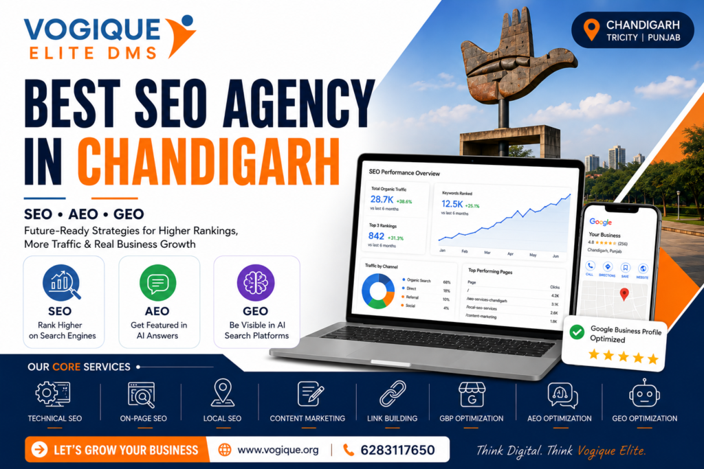 Best SEO Agency in Chandigarh | SEO, AEO & GEO Services